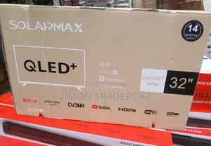 Solarmax 32 Inches Smart Qled Frameless FHD TV With Bluetooth Device