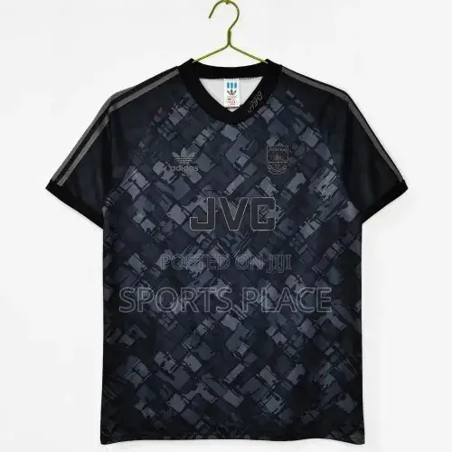 Arsenal JVC Retro Away 1990/92 Black Jersey