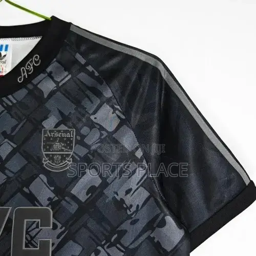 Arsenal JVC Retro Away 1990/92 Black Jersey