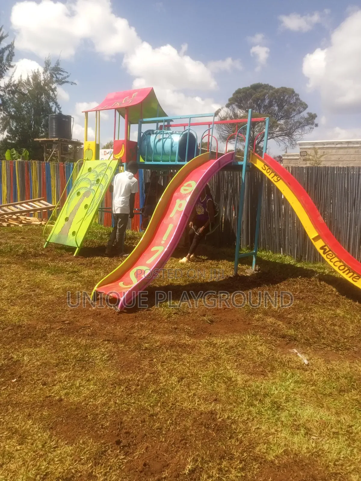 Swings,slides, Seesaw, Merry Go Round
