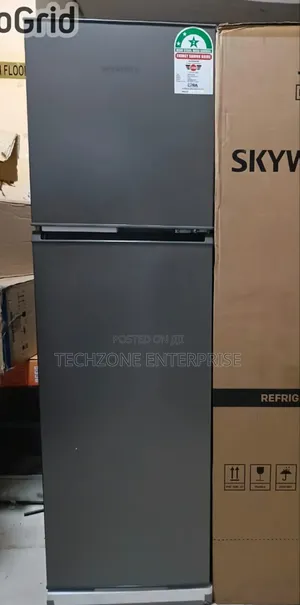 Skyworth 158 Litres Double Door Refrigerator, Silver,,