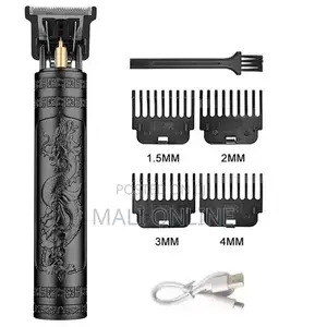 Hair Clipper Beard Trimmer Rechargeable Precision Cutter 4 Guide Combs