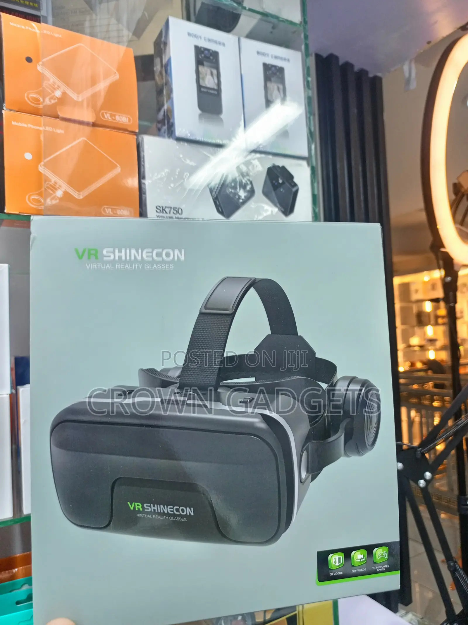 VR Shinecon Virtual Reality Headset for Android iPhone 3D 360° Gaming