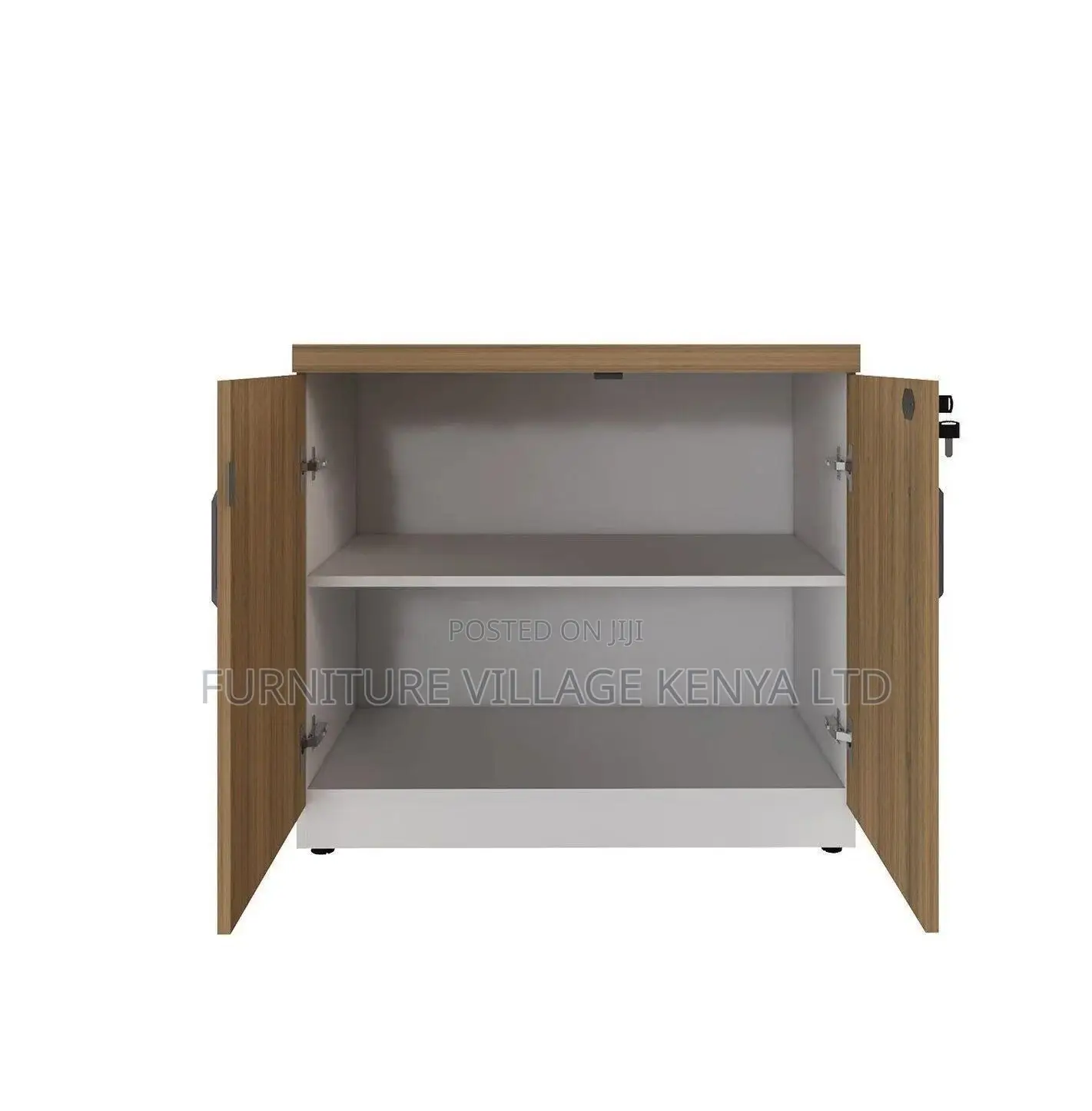 Credenza Cabinet; Wooden & Lockable Office File Credenza Cabinet
