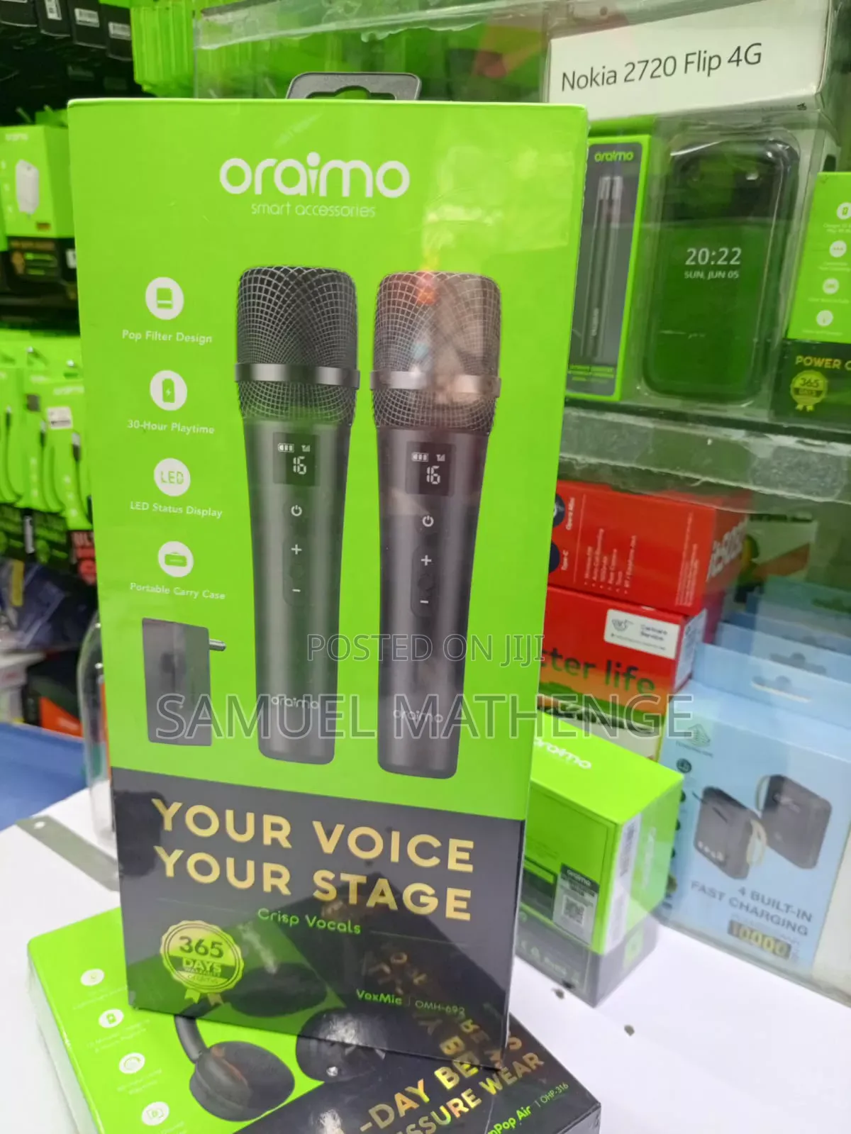 Oraimo VoxMic Wireless Microphone – Clear Sound Stable Connection
