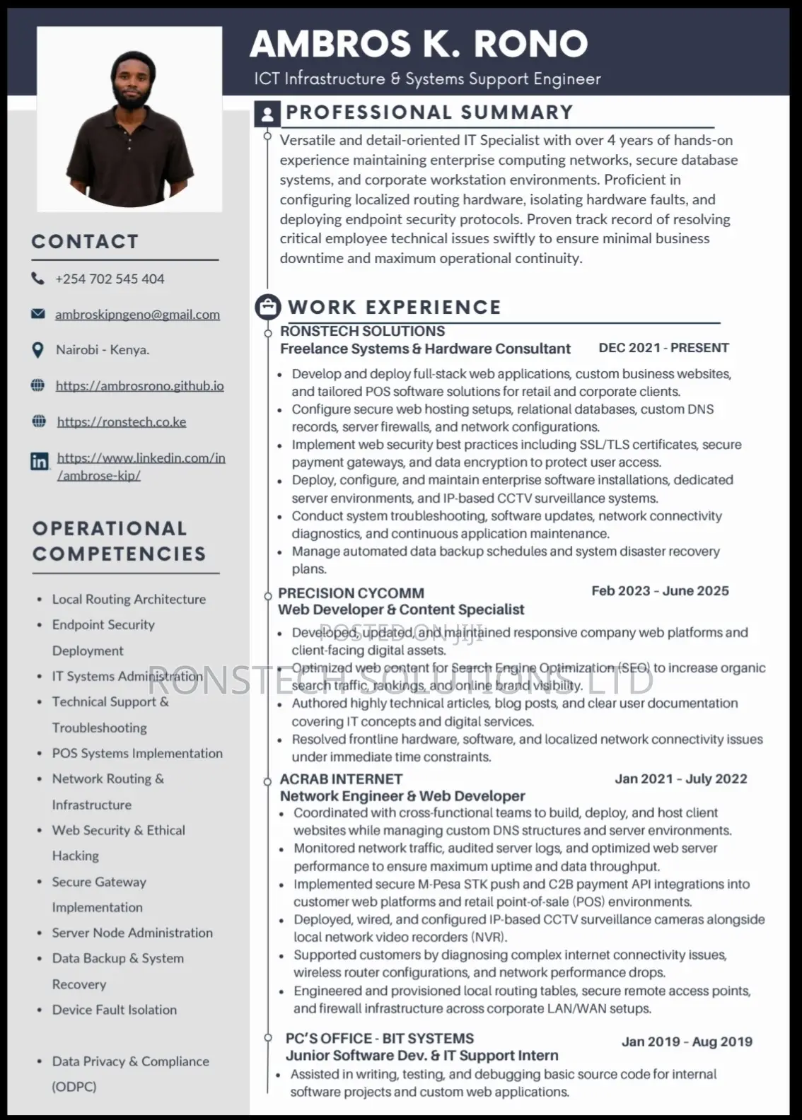 Wifi Expert and Sale Person