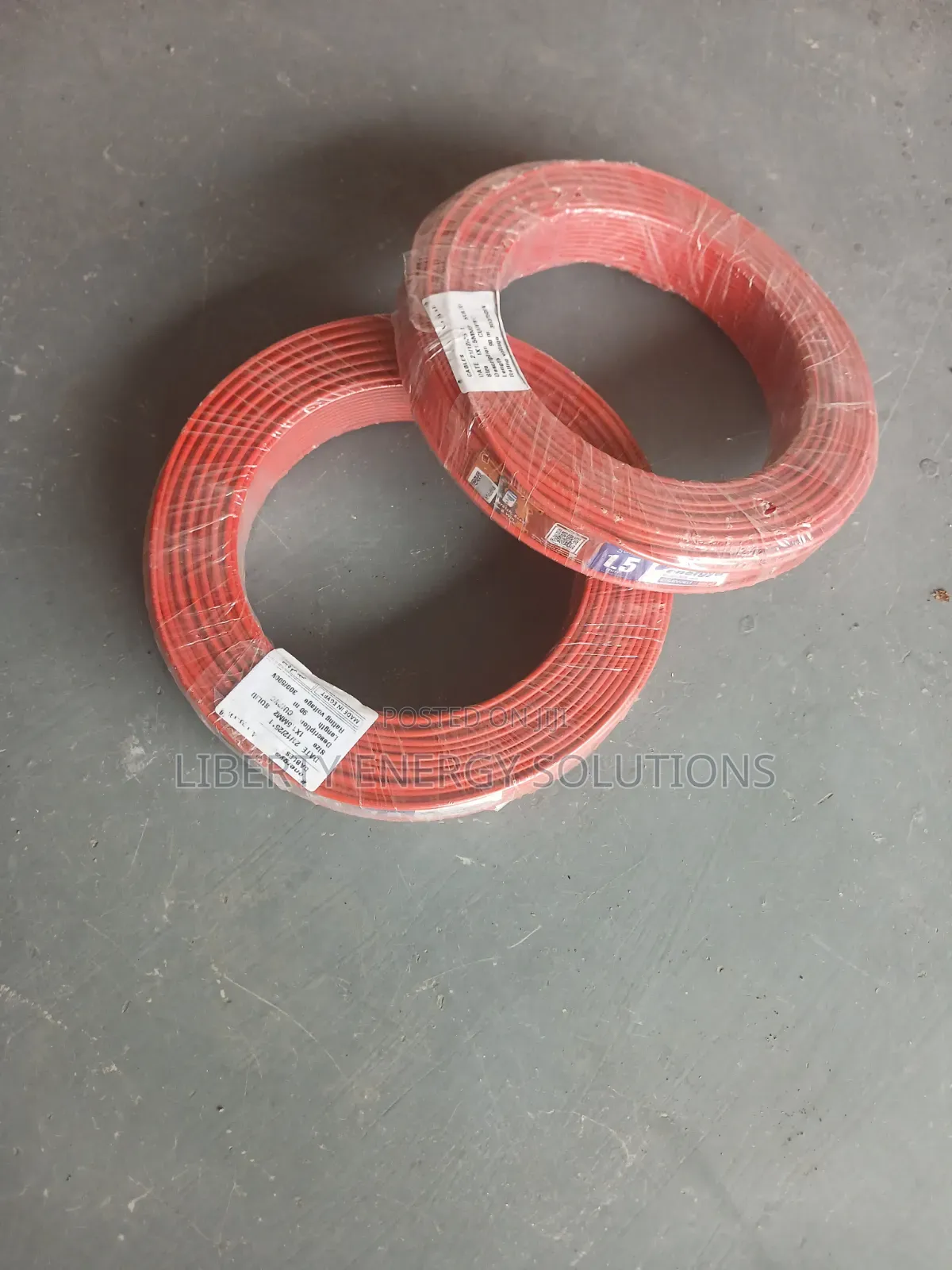 Single Core 1.5mm Cable (Red)