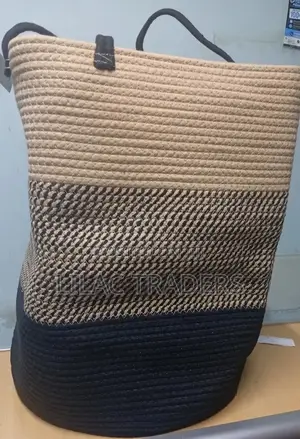 Premium Heavy Woven Rope Laundry Basket – 58 Litres