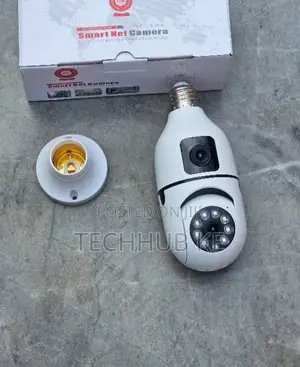 360° Smart Bulb CCTV Camera Dual Lens Home Security