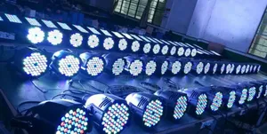180W LED Stage  54 LEDs × 3W
Professional RGBW LED PAR Can Stage Light
