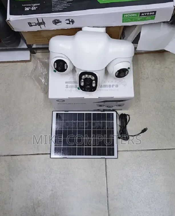 12mp 4g Triple Lens PTZ Solar Camera With Built-in Loud Speaker