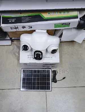 V380 Pro 12mp 4g Triple Lens Solar 3 PTZ 360
