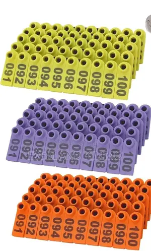 Cattle Yard ID Numbered Ear Slim Tags