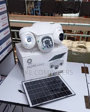 12mp V380 Pro 4g Solar Security Camera With Triple Lens Audio Alarm
