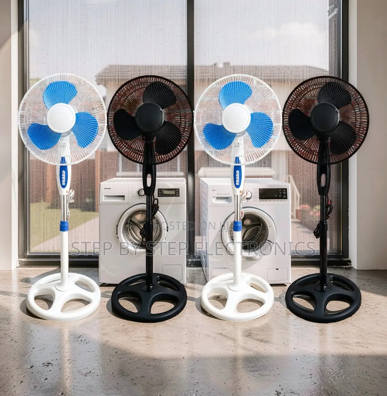 Powerful Motor, High Airflow 16′′ Electric Stand Fan