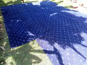 Heavy Duty Navy Blue Floral Carpet – Fireproof & Commercial Grade