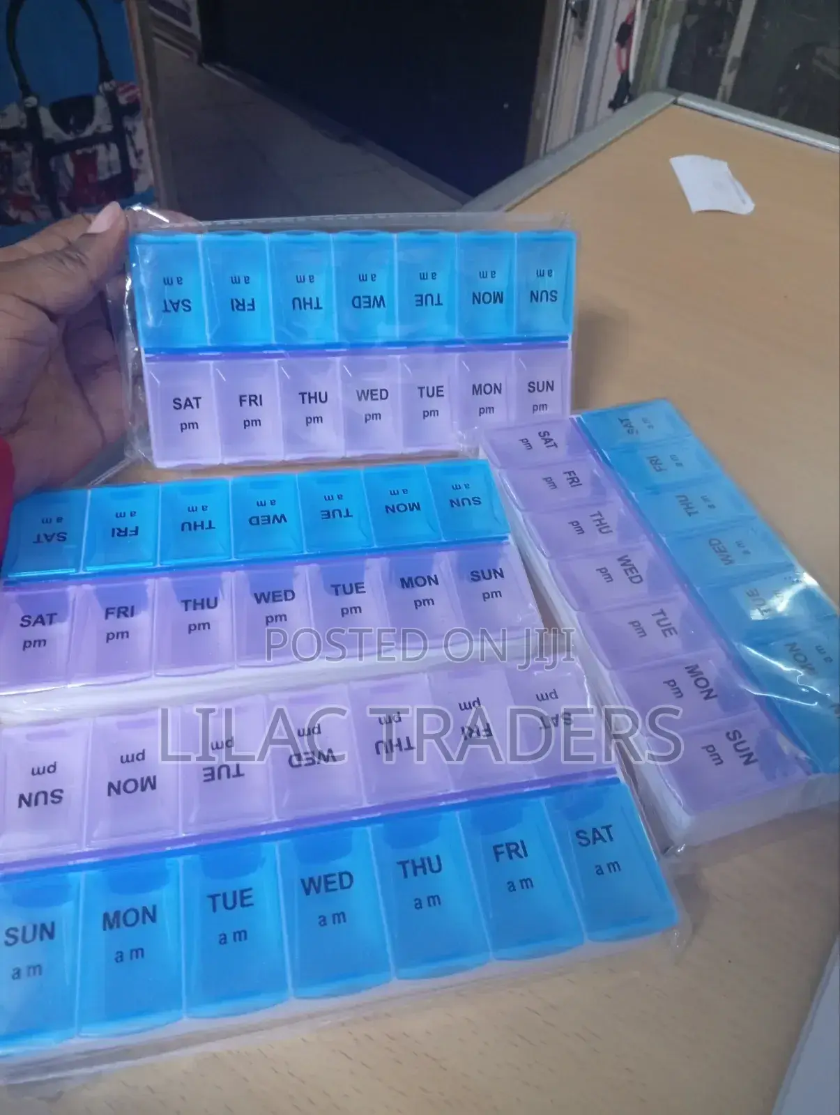 Portable 7-Day Pill Organiser Case