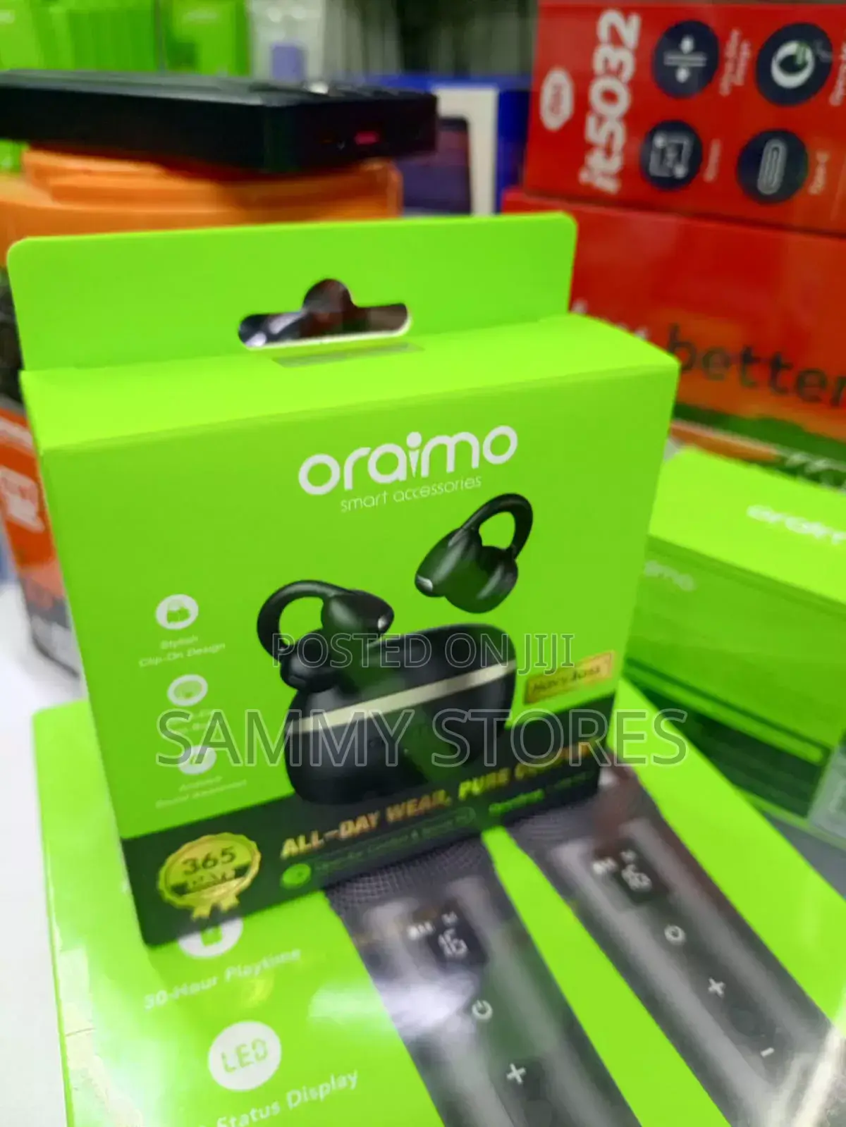 Oraimo Pure Comfort Deep Bass Bluetooth Earbuds