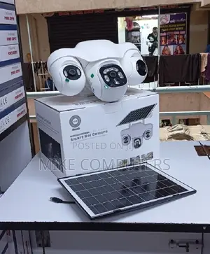 Standalone 12mp V380 Pro 4g PTZ Triple Lens Solar CCTV