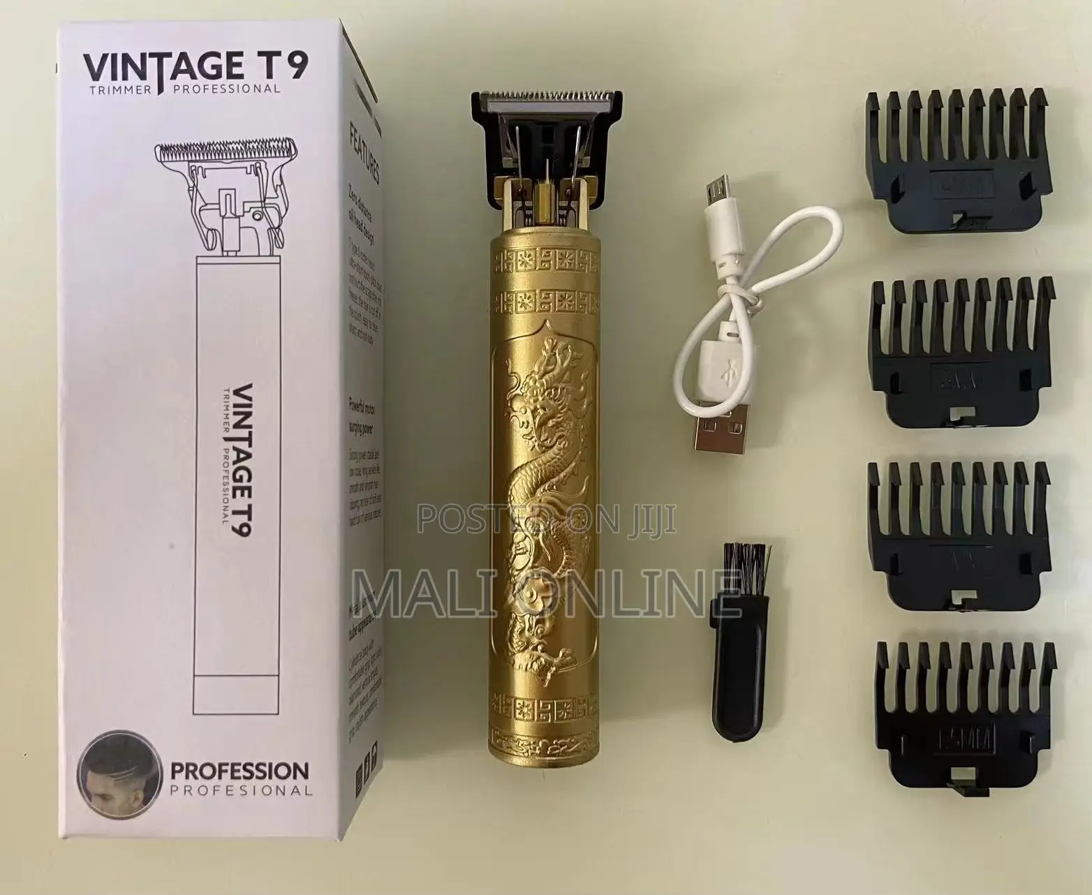 Vintage Electric Shaver Men Grooming Kit Hair Clipper Beard Trimmer