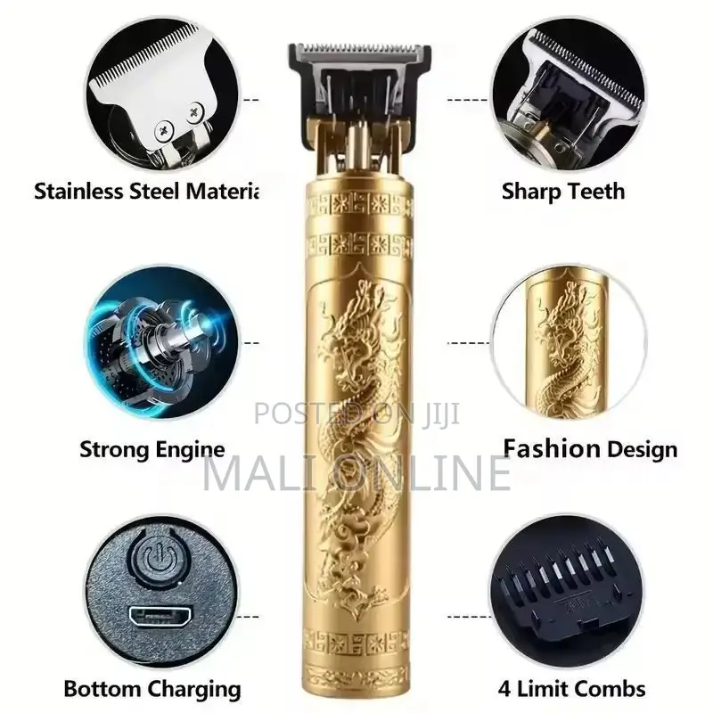Vintage Electric Shaver Men Grooming Kit Hair Clipper Beard Trimmer