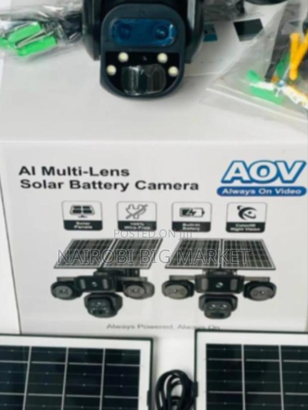 4G Ai Four Lens Solar Camera