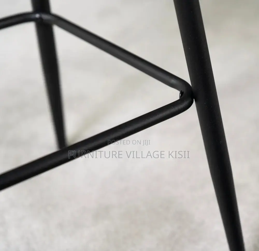 Home Furniture; Bar Stool of Leather Counter Height Back