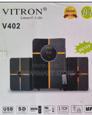 Vitron V402 2.1 Channel Multimedia Speaker System