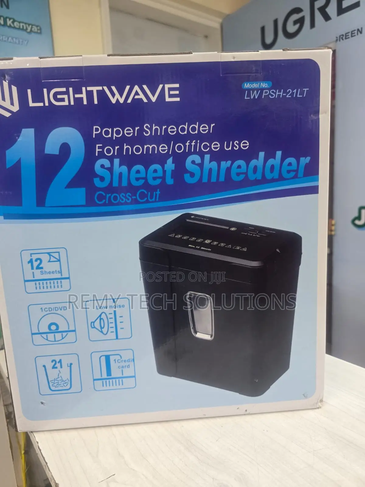 Lightwave 12 Sheet Shredder