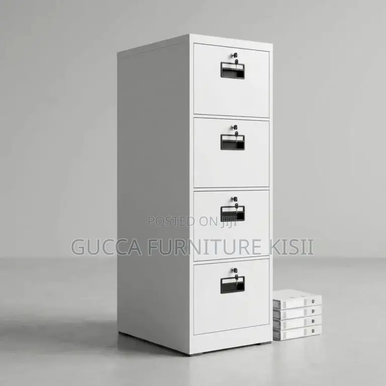 Office Cabinet; 4-Drawer Filing Cabinet With 4 Keys