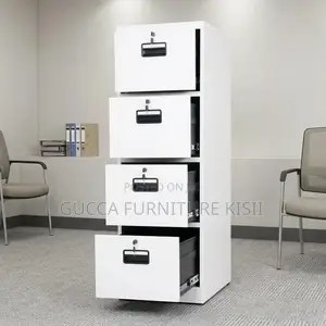 Office Cabinet; 4-Drawer Filing Cabinet With 4 Keys