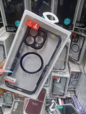 XUNDD Magnetic Clear Case Designed for the iPhone 16 Pro Max.