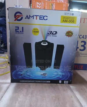 Amtec AM-006 2.1Ch Home Threatre System Mtungi Woofer 15000Watts