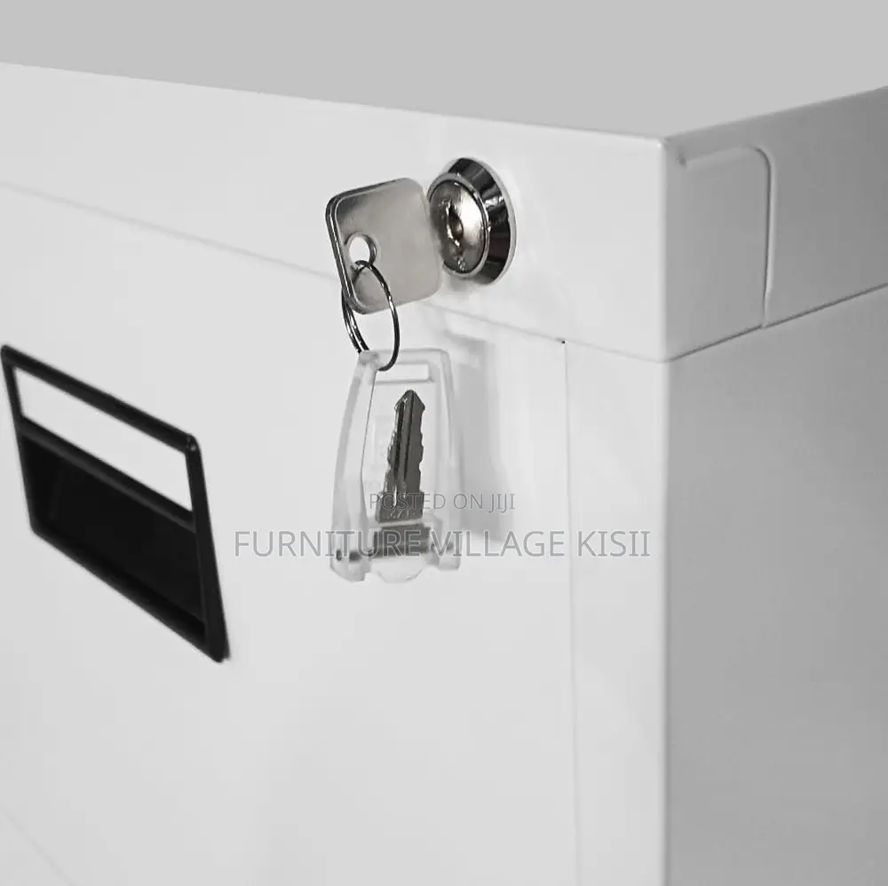 Office Cbinet; 4-Drawer With One Key Storage Cabinet