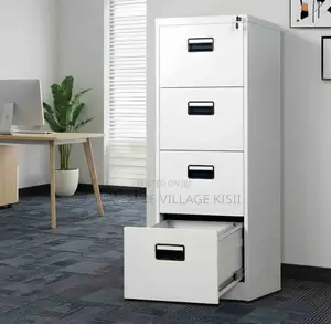 Office Cbinet; 4-Drawer With One Key Storage Cabinet