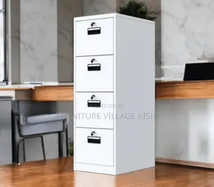 Office Cbinet; 4-Drawer With One Key Storage Cabinet