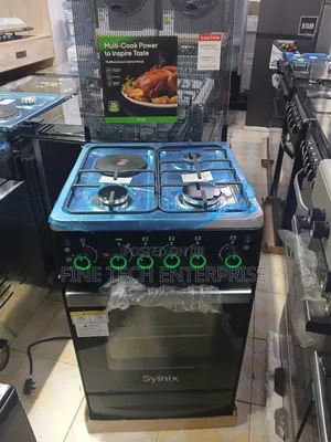 Syinix 50by55 3+1 Standing Cooker 
With Electric Oven