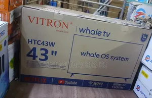 Vitron HTC43 43inches Smart Whale Os System Frameless With Bluetooth