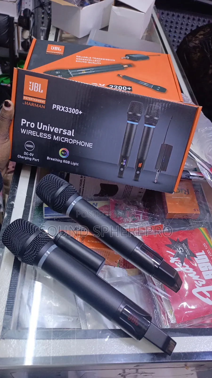 JBL PRX 3300X 2in1 Wireless Microphone