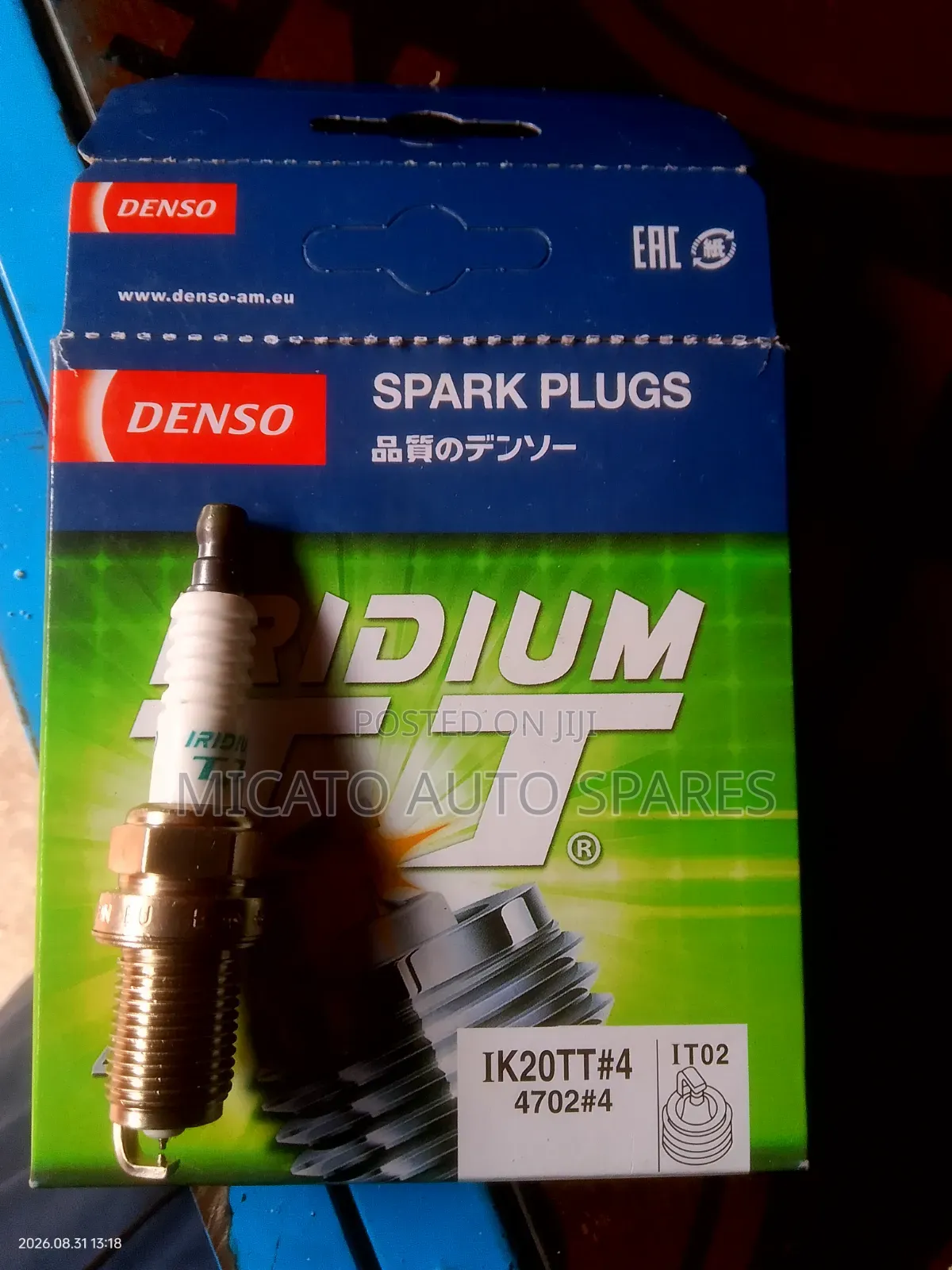 Denso Iridium Spark Plugs IK20TT#4 4702