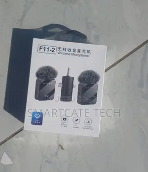 F11-2 Wireless Collar Microphone 3-in-1 | Perfect for Videos & TikTok