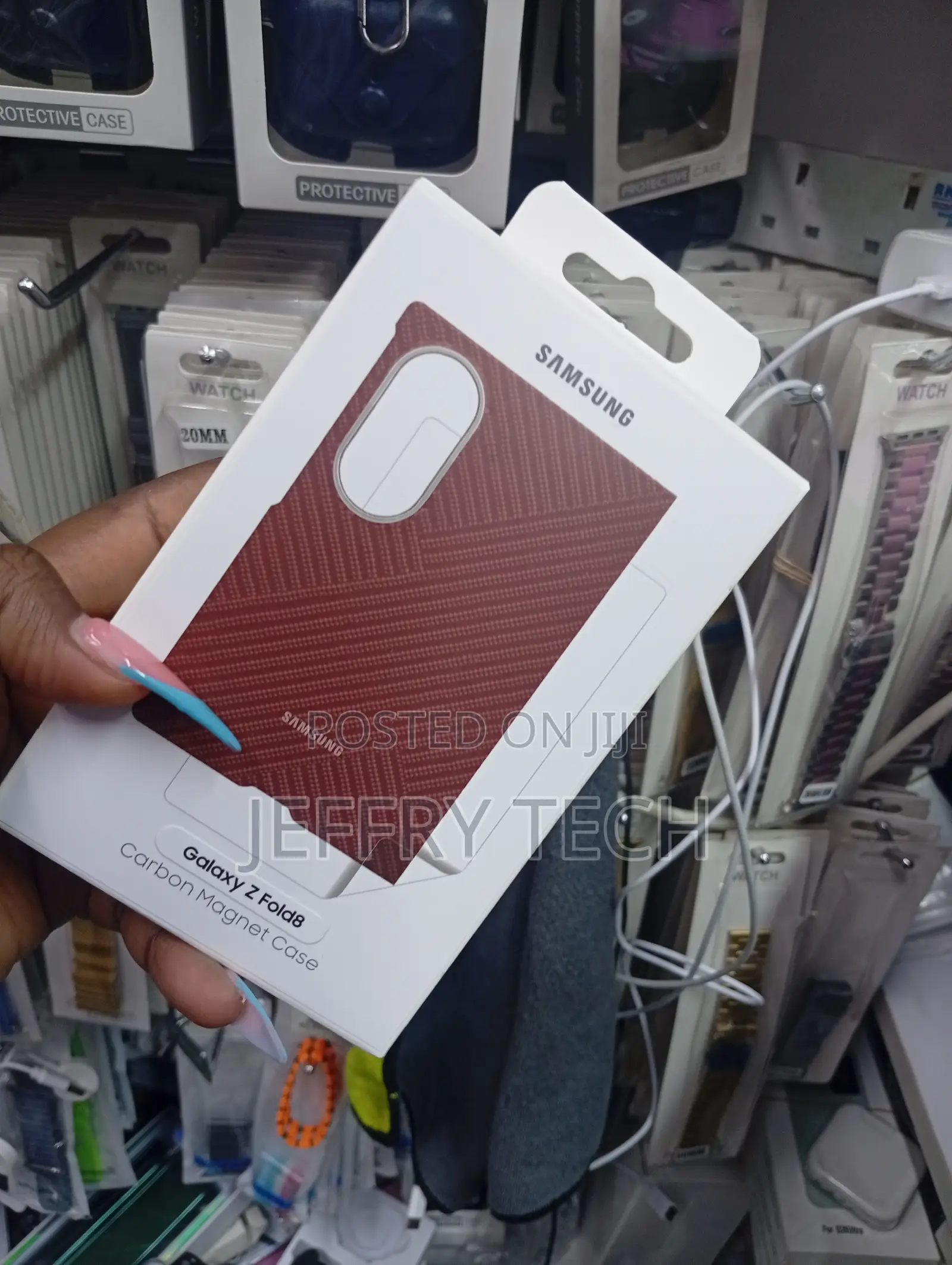 Official Samsung Galaxy Z Fold8 Carbon Magnet Case