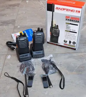 Baofeng Walkie Talkie Set Rechargeable Two Way Communication Radio