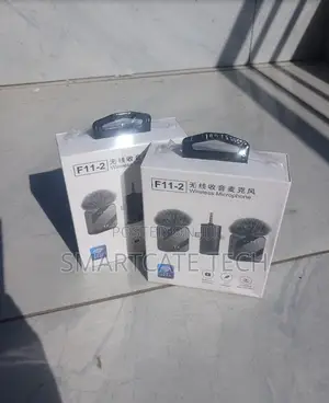 3in1 F11-2 Wireless Lavalier Mic With Dual Transmitters
