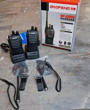 Rechargeable Baofeng Walkie Talkie Two Way Radio Communication Set