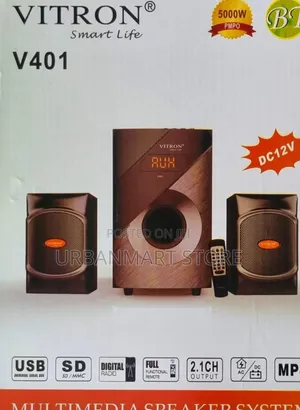 Vitron V401 2.1 Channel Subwoofer With Bluetooth