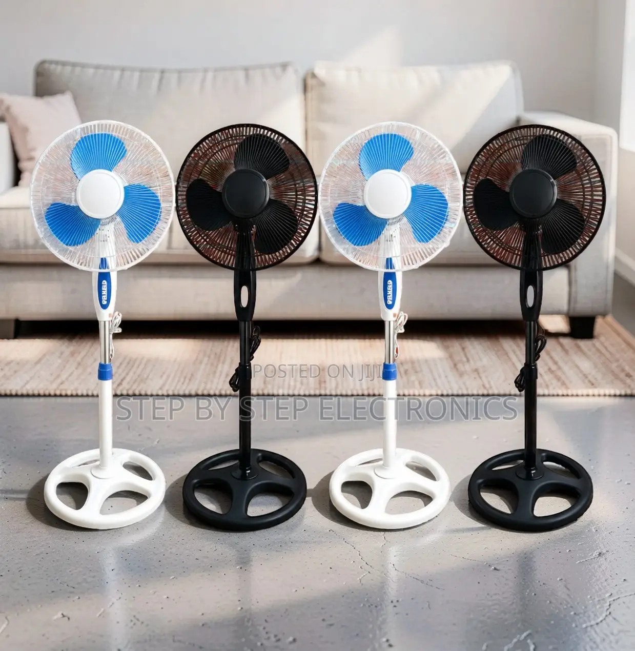 High Airflow, Energy Efficient 16′′ Electric Stand Fan