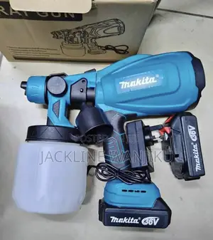 Makita Cordless Spray Gun With 2 Batteries