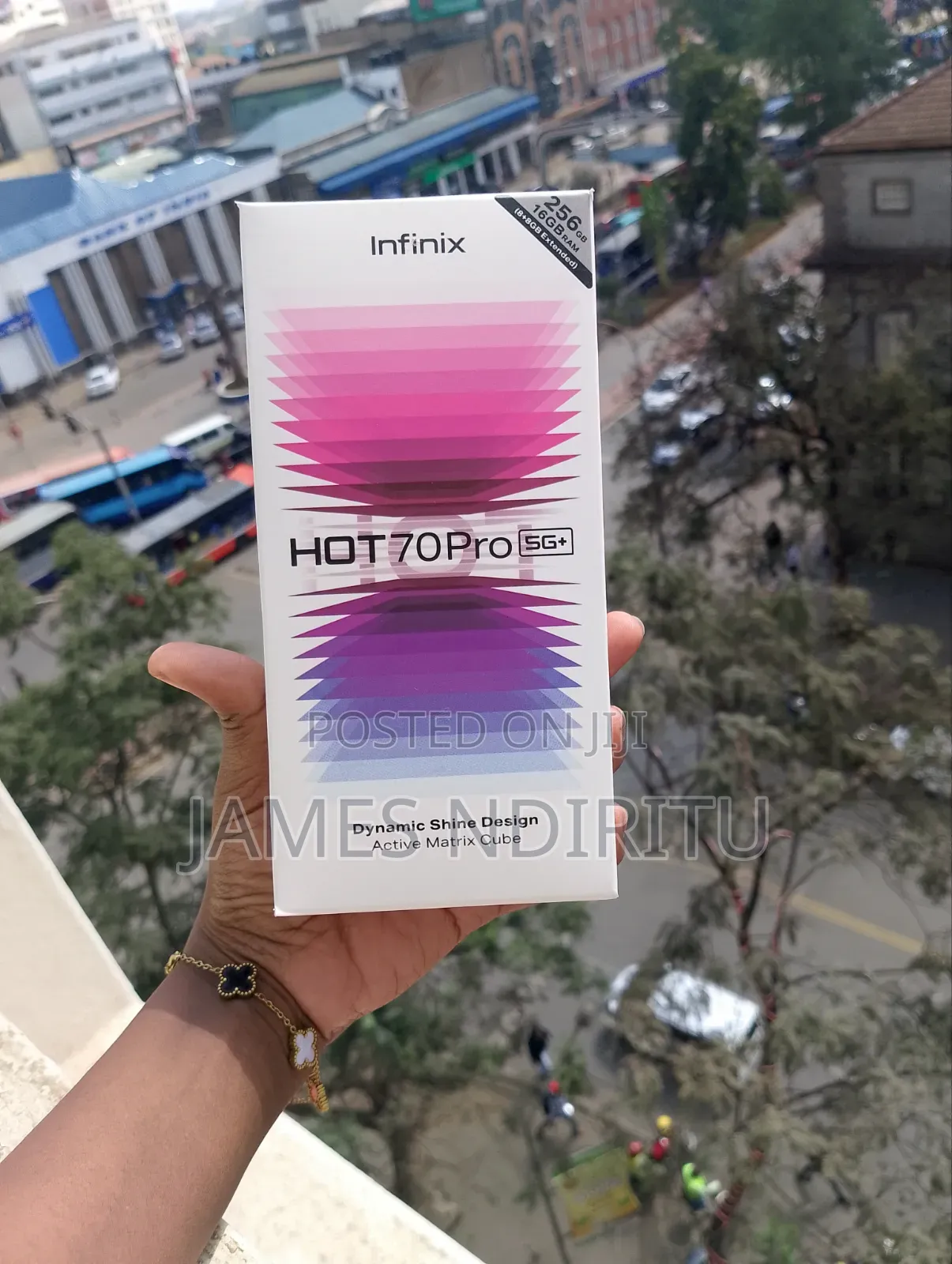 New Infinix Hot 70 Pro 5G+ 256 GB Black