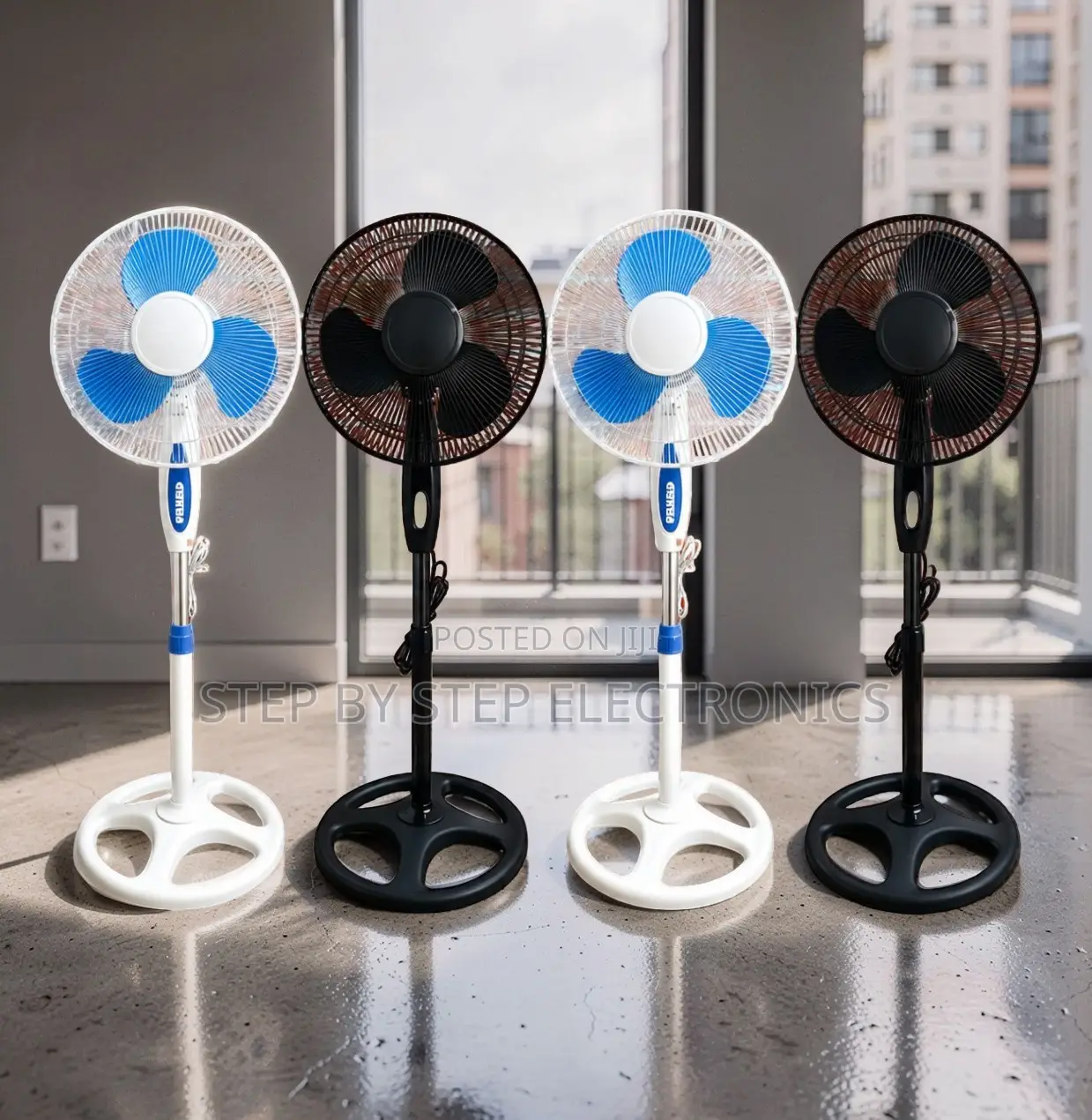 High Output, Ultra Quiet 16′′ Electric Stand Fan